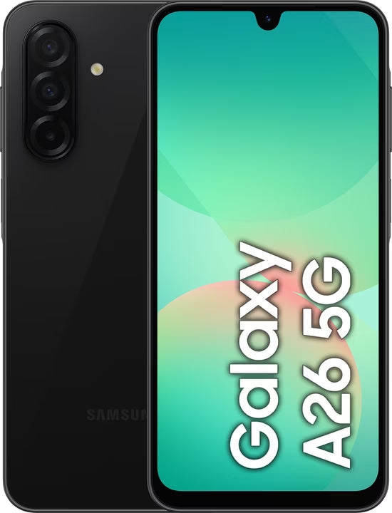 Galaxy A26 - 128 GB - Zwart - 6GB - 120 Hz - Super AMOLED