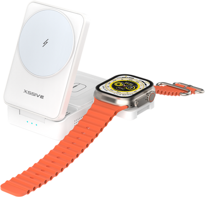 Draadloos Oplader - 3 in 1 Oplaadstation -  USB C - 15W - Wit